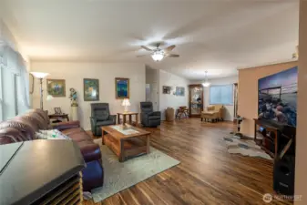 Newer Luxury Vinyl Plank Flooring