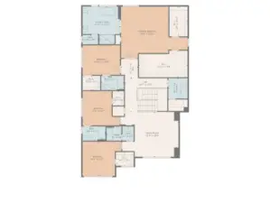 Second level floorplan