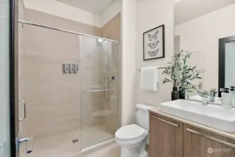 3/4 bath on main level