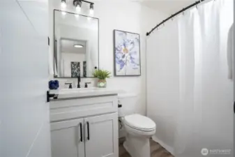 Downstairs full bathroom