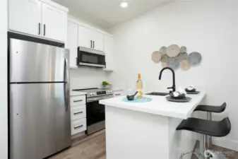 Upstairs kitchen