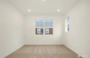 Spacious secondary bedroom with mini-split AC and heat system