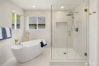 Master bathroom