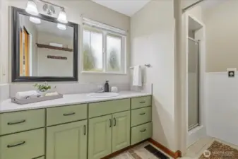 Primary Bath with a shower