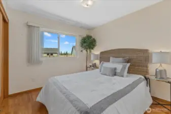 All Bedbrooms features Hardwood floors.