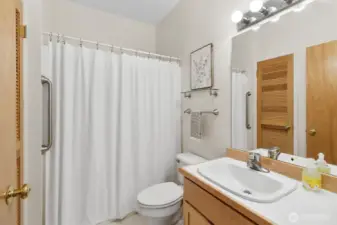 Second floor full bath