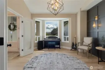 Music Room/Office by the Front Entry