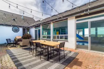 Courtyard in the center of the home