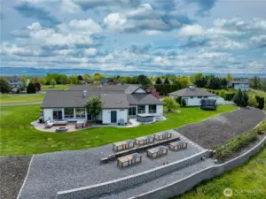 Raised Garden Beds and Spacious back patio