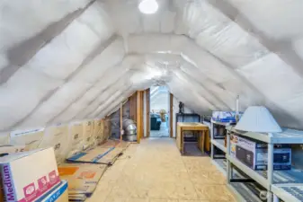 Large storage room upstairs.