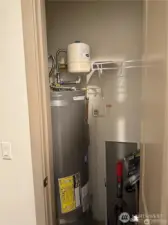 water heater in unit