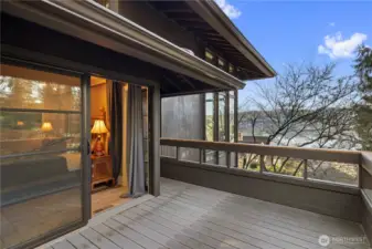 Deck off primary bedroom