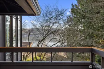 Deck off primary bedroom