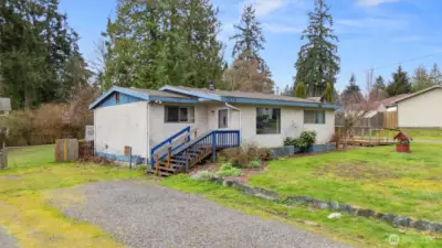 Centrally located large lot close to everything.