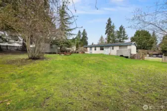 Lots of space with this great sized lot.