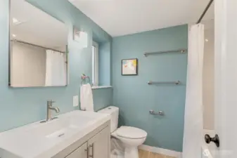 Lower level full bath