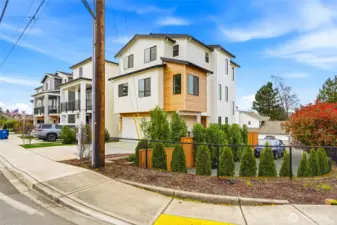 Corner lot new construction in Edmonds School District