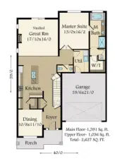 801 W Clear Lake Drive Floor Plan