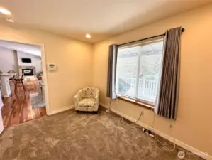 Office/den off of dining room with canal views