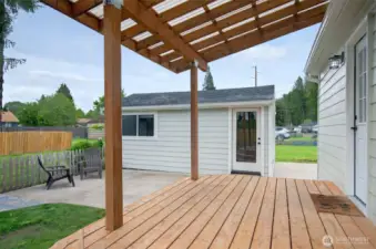 220 sq ft Converted living space w/utility room