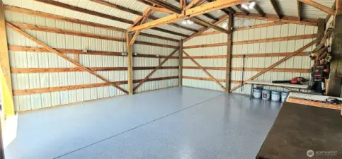 Inside of shot. 24' x 24'