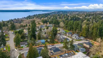 Drone photo taken prior to construction complete.
