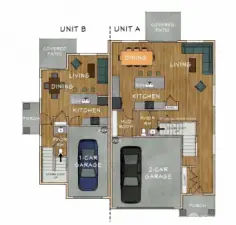 Floorplans are mirrored from this unit.
