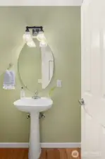 Powder Room on Main Floor