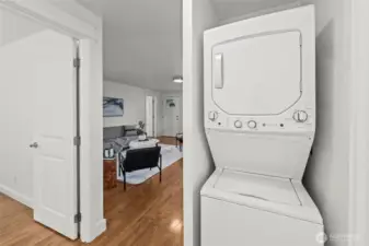 Stackable washer+dryer