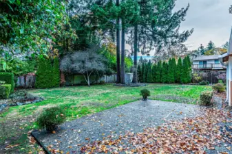 Patio is just off the family room