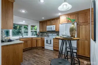 Beautiful updated kitchen. All appliances are included
