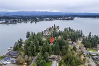 Located on Lake Tapps