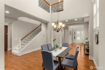 2 Story Dining Room