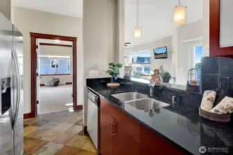 Directly across the hall is the 2nd bedroom for guests.