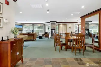 Comfortable lounge areas, full kitchen to prep your appetizers  and space to entertain.