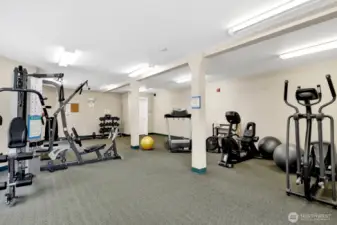 Fitness room.
