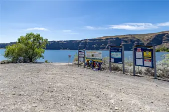 The community boat launch