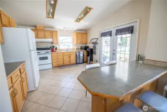 Big kitchen island