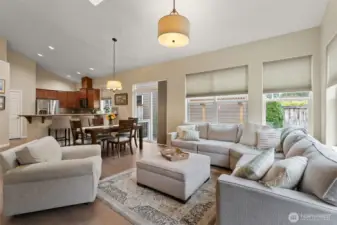 Plenty of space for entertaining.