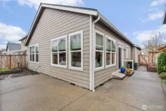 Room for raised beds if you're a gardener.