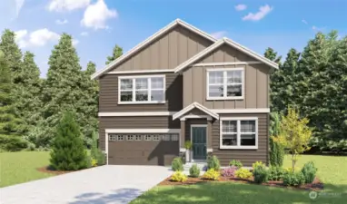 Photo rendering is representational. Actual home is under construction and finishes, elevation, and paint colors may vary. See site agent for details....