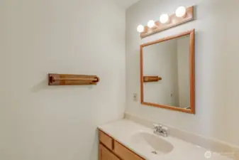 The half bath.