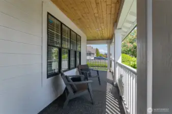 Covered Front deck