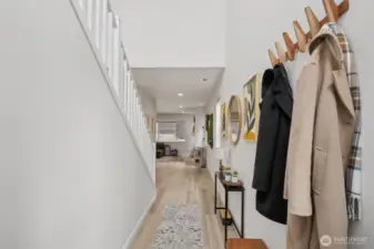 Two story entry