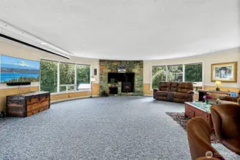 Giant Rec Room downstairs for all your entertaining!