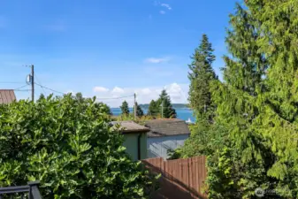 View from deck