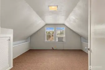 One of the upstairs bedrooms