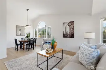 Living and dining room