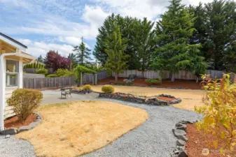 Huge back yard