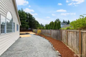 Huge back yard